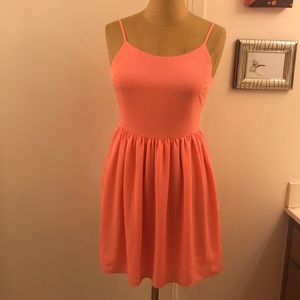 🔥AMANDA UPRICHARD🔥 NEON Ballet Slip dress